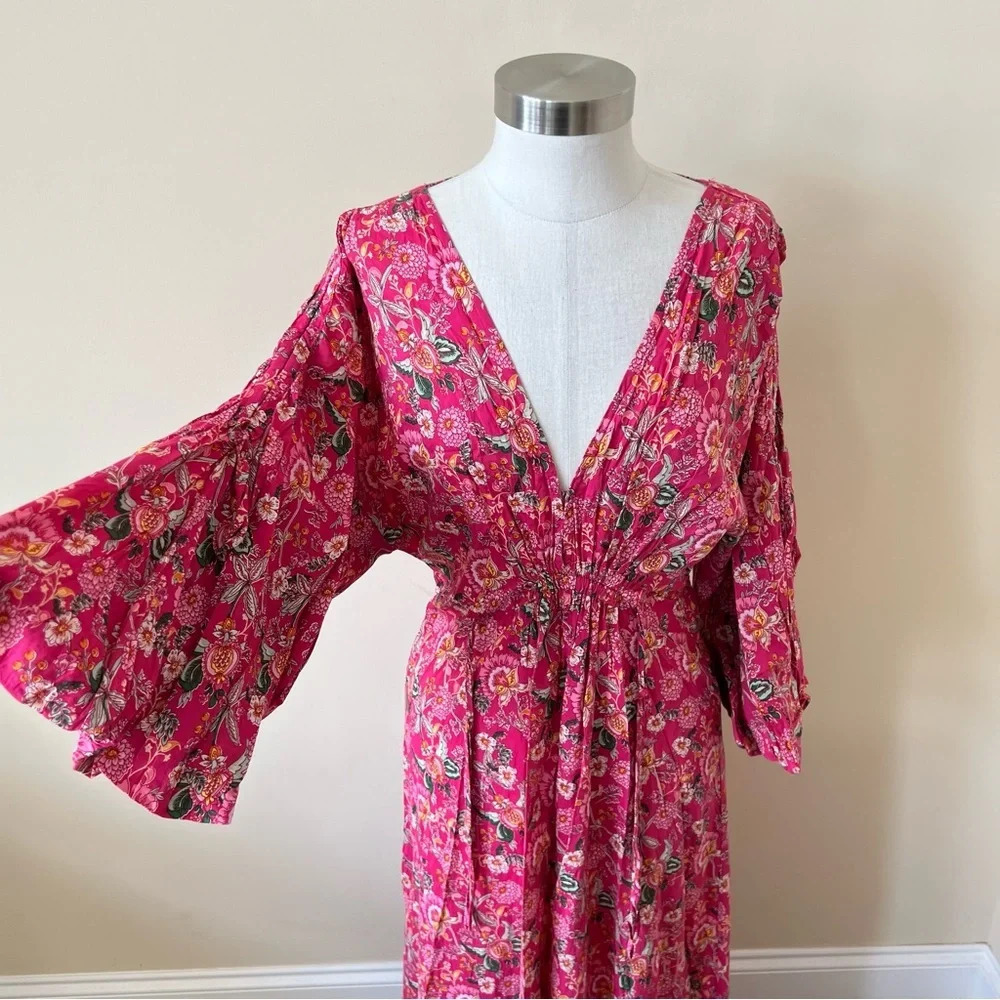 Misa Los Angeles Johanna Dress In pink Falaise Floral 17476 - Picture 9 of 15